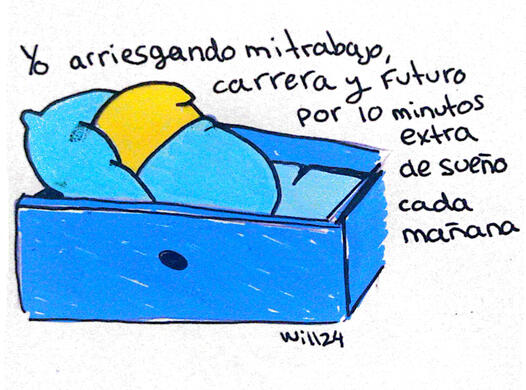 Yo arriesgando mi trabajo