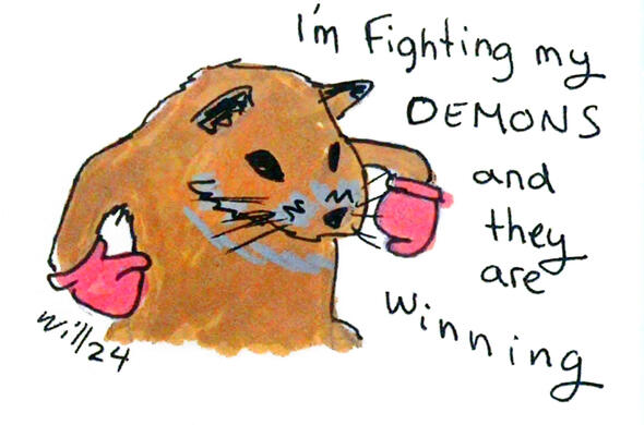 Mis demonios están ganando