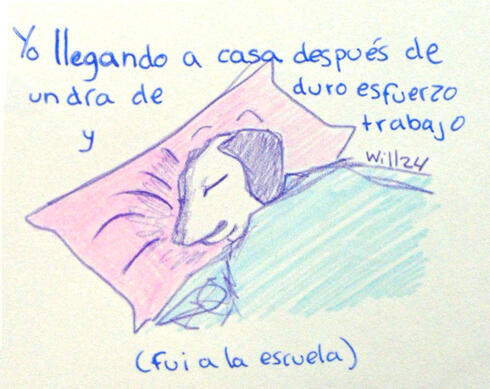 Duro esfuerzo y trabajo