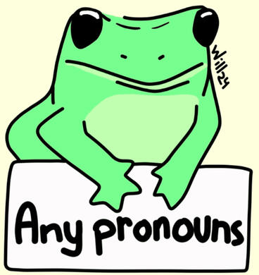 Ranita cualquier pronombre