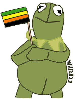 Gustavo bandera arromántica