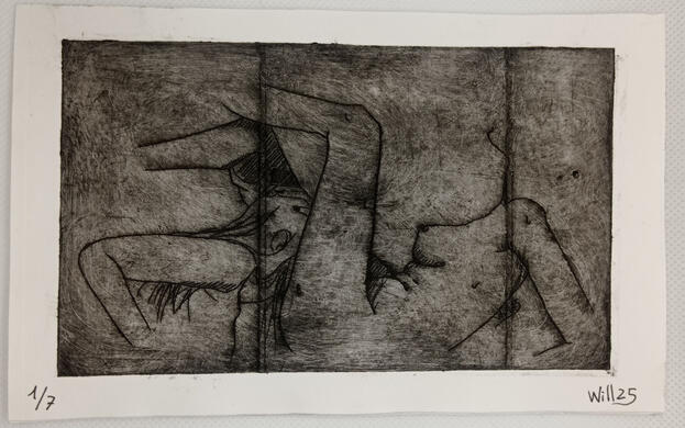 Punta seca lésbica en tetrabrik 1/7 6€