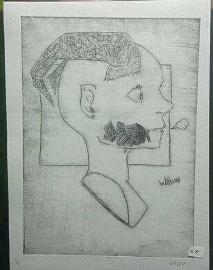 Punta seca demonia 1/4 - 6€