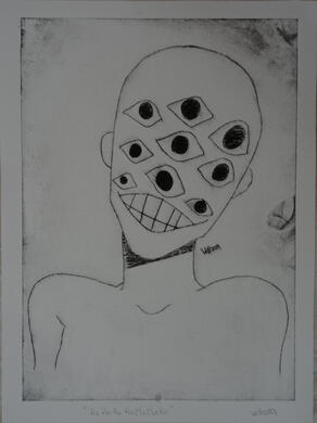 (A) Punta seca 9 ojos - 6€