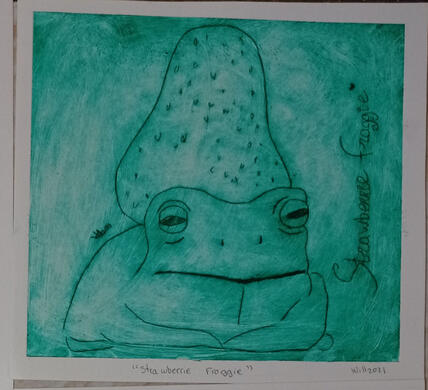 Punta seca Strawberry frog 3/3 - 7€