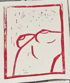 (A) linograbado おっぱい が だいすき 3。