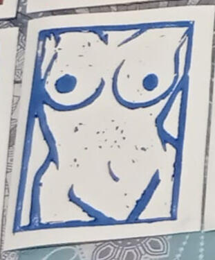 (A) Linograbado Oppai ga daisuki 4