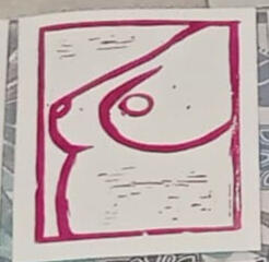 (A) linograbado おっぱい が すき。