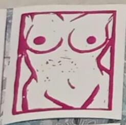 (A) Linograbado Oppai ga daisuki