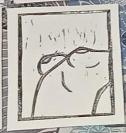 Linograbado おっぱい が だいすき 2。- 5€