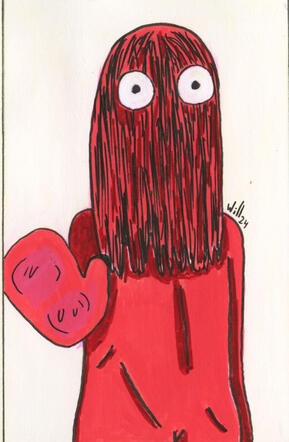 Red guy fanart