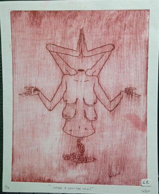 Punta seca Where is your god now 4/7 - 6€