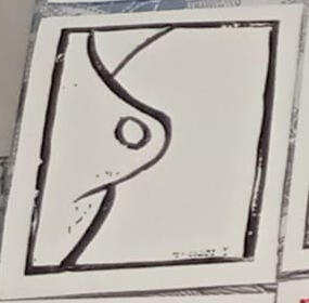 Linograbado Oppai ga suki 2 - 5€