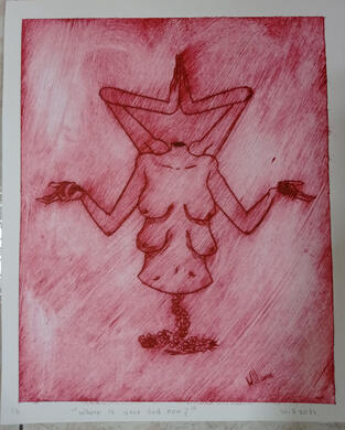 (A) Punta seca Where is your god now 1/3 - 6€